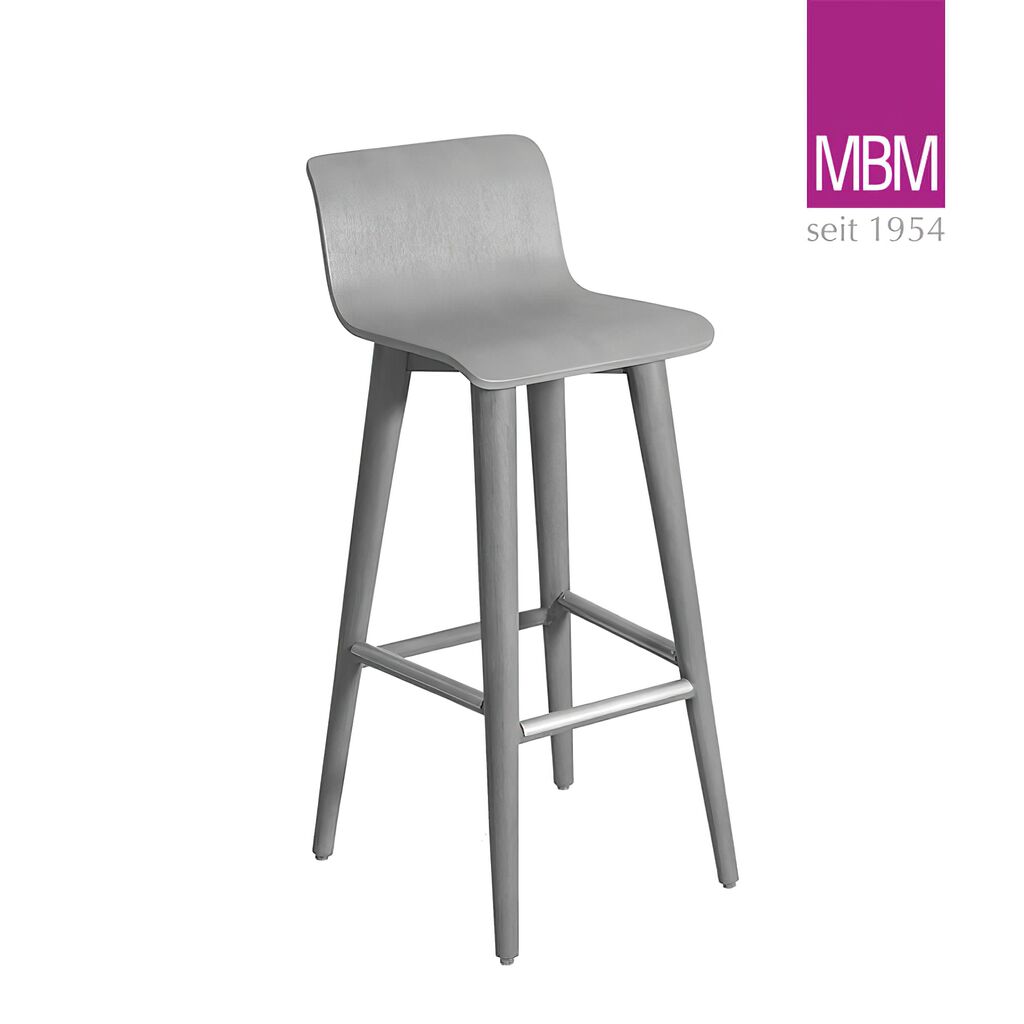  MBM Barhocker Aus Resysta Für Den Garten In Old Grey - Barhocker Iconic