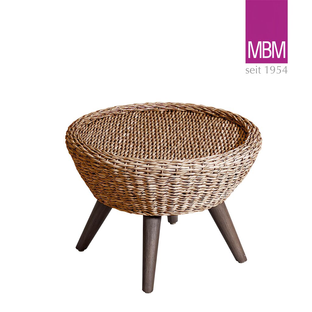  MBM Beistelltisch Aus Resysta Und Mirotex Twist In Natur - Beistelltisch Ocean
