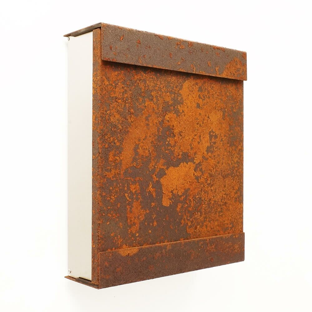  Metall Briefkasten Mit Attraktiver Rost Patina - Arges