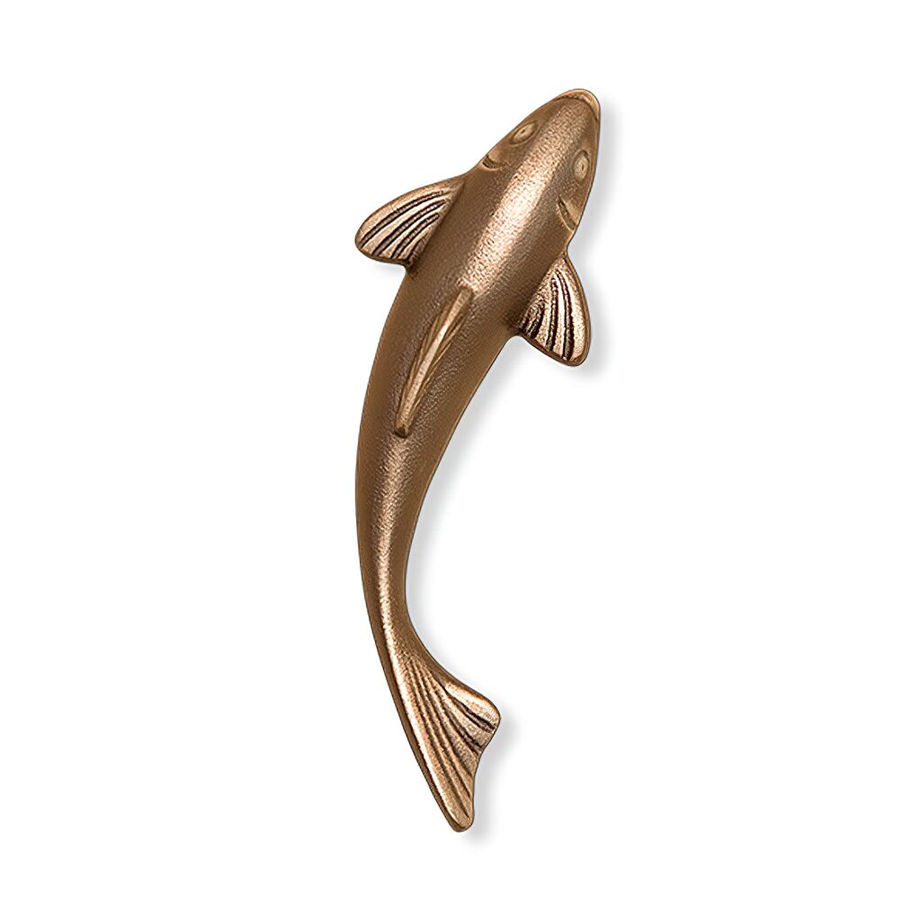  Metall Fischskulptur Als Gartendekoration - Fisch Han Rechts