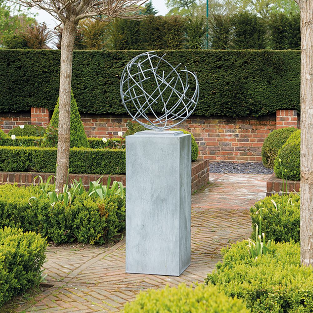  Metall Garten Säule Für Sonnenuhr & Skulpturen - Nimerena