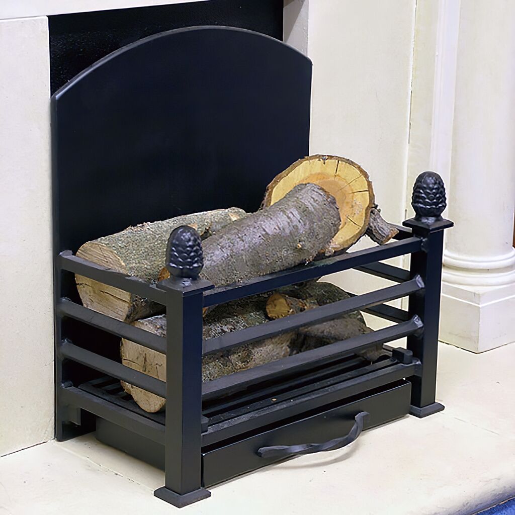  Metall Korb Für Kamine Mit Pinienzapfen - Herrick House