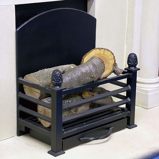  Metall Korb Für Kamine Mit Pinienzapfen - Herrick House