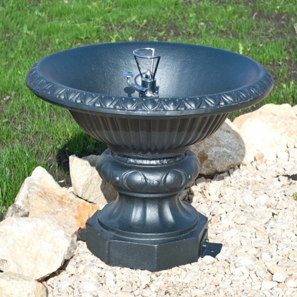  Mini Trinkbrunnen Zur Garten- Oder Stadtdekoration Aus Gusseisen - Manadis