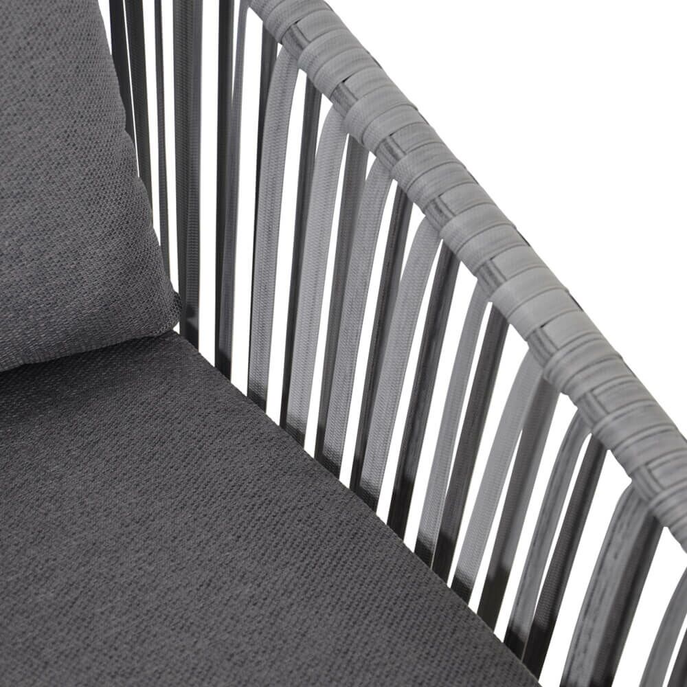  Moderne 4-Sitzer Lounge Mit Sofa Aus Aluminium - Sitzgruppe Rhona