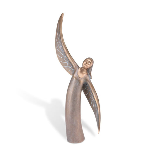  Moderne Garten Engelfigur Aus Bronze - Stehend - Ileo Riso