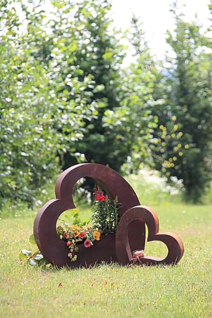  Moderne Garten Plastik Aus Eisen - Herz - Classico Cardo