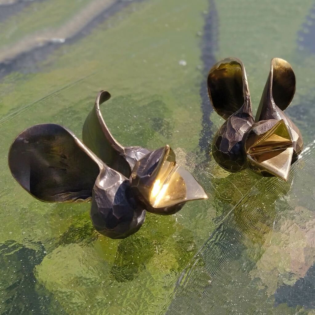  Moderne Gartendeko Aus Schmiedebronze - Spatz - Milago