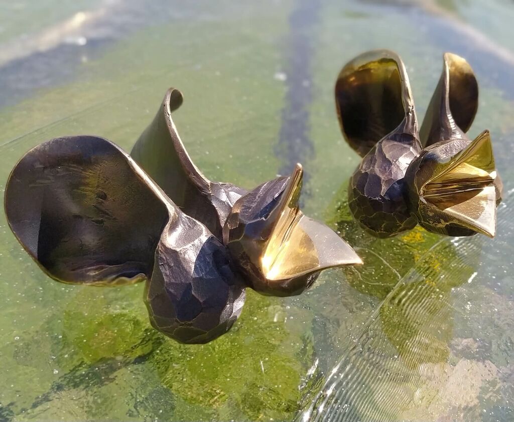  Moderne Gartendeko Aus Schmiedebronze - Spatz - Milago