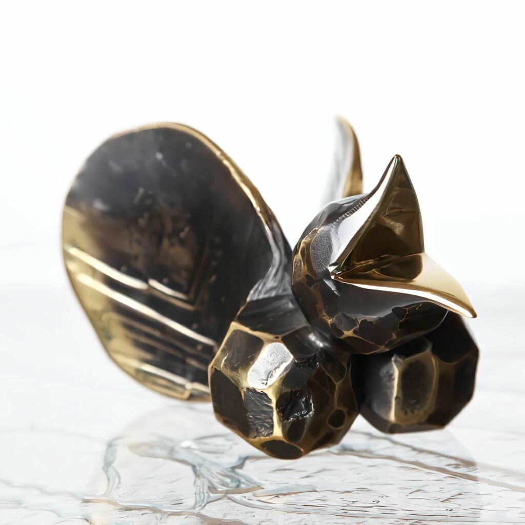  Moderne Gartendeko Aus Schmiedebronze - Spatz - Milago