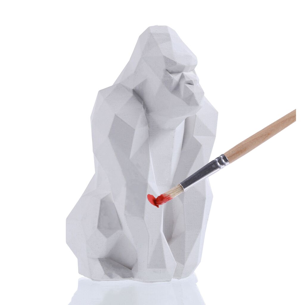  Moderne Gorilla Kinderfigur Zum Bemalen Aus Gips - Maldrick