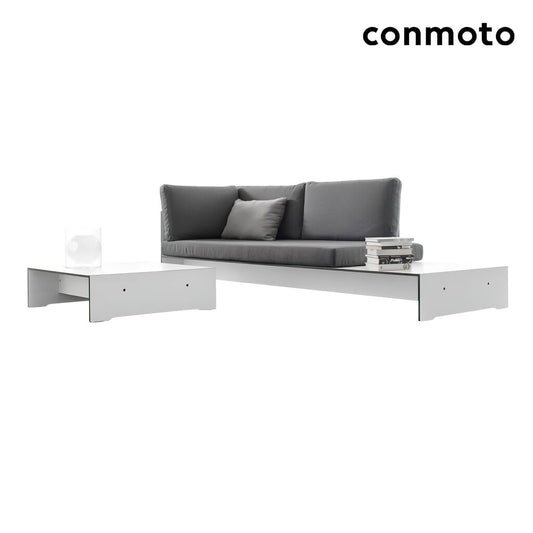  Moderne HPL Loungegruppe Aus Sofa Und Tisch - Riva Gartenlounge
