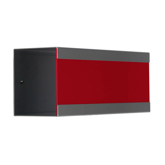  Moderne Zeitungsrolle Edelstahl Design Rot - Asklepios