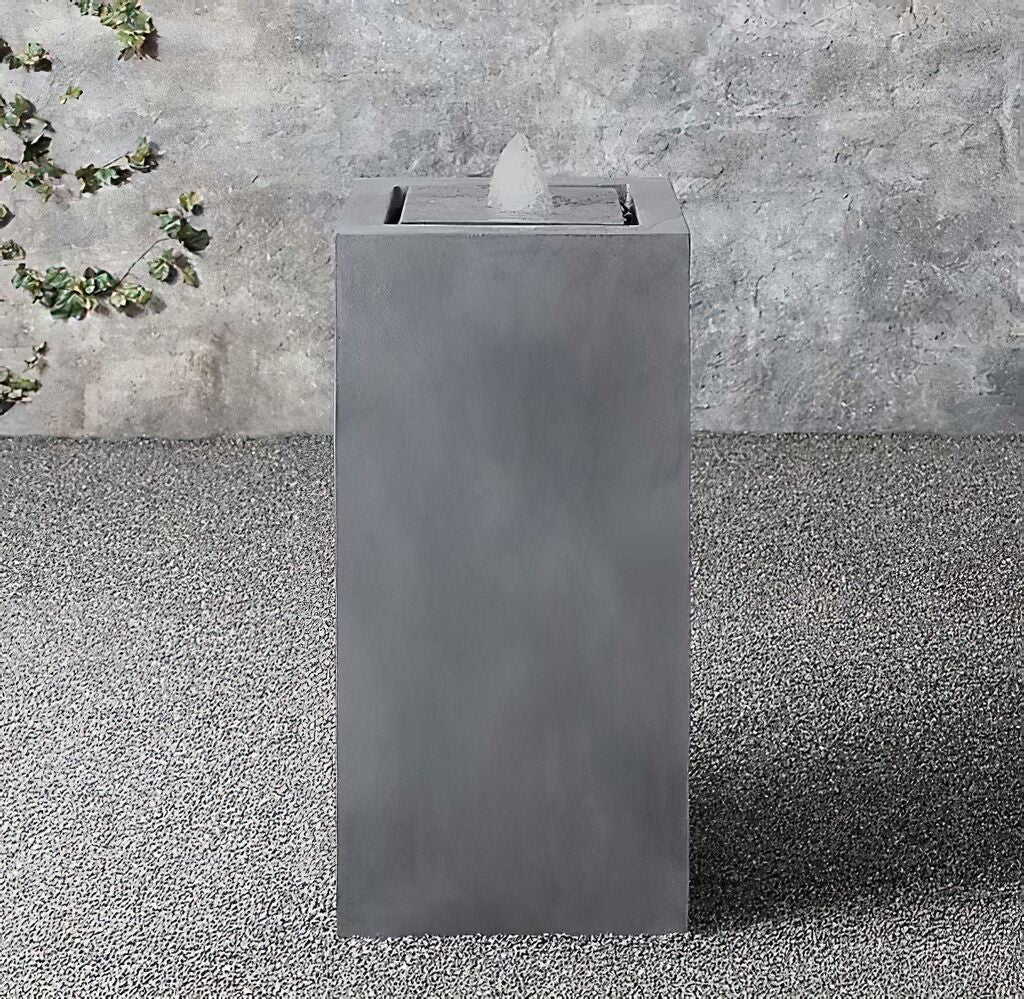  Moderne Zink Brunnen Säule - Cubo