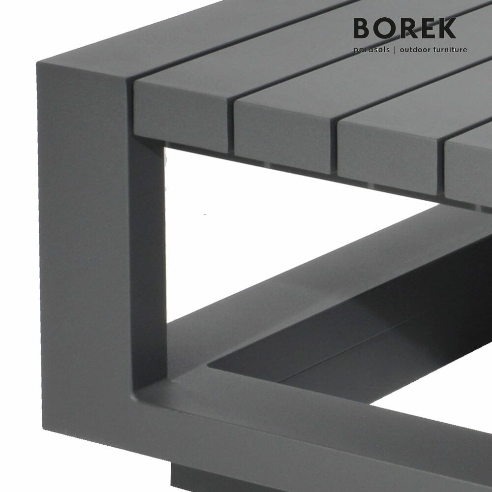  Moderner Couchtisch Für Garten & Terrasse Aus Alu - Borek - 40x90x90cm - Murcia Couchtisch