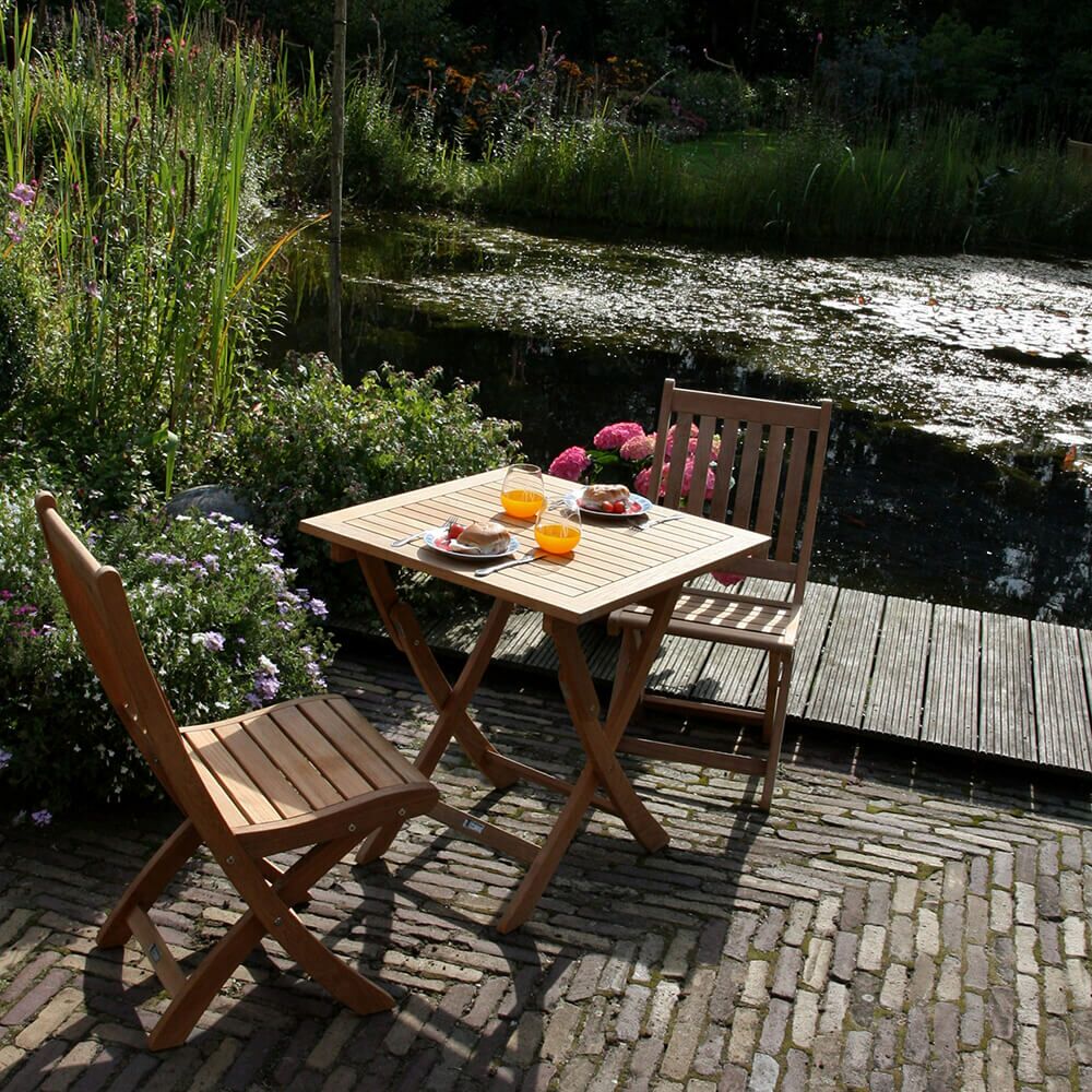  Moderner Garten Klappstuhl Aus Teak Holz - Ivy Klappstuhl