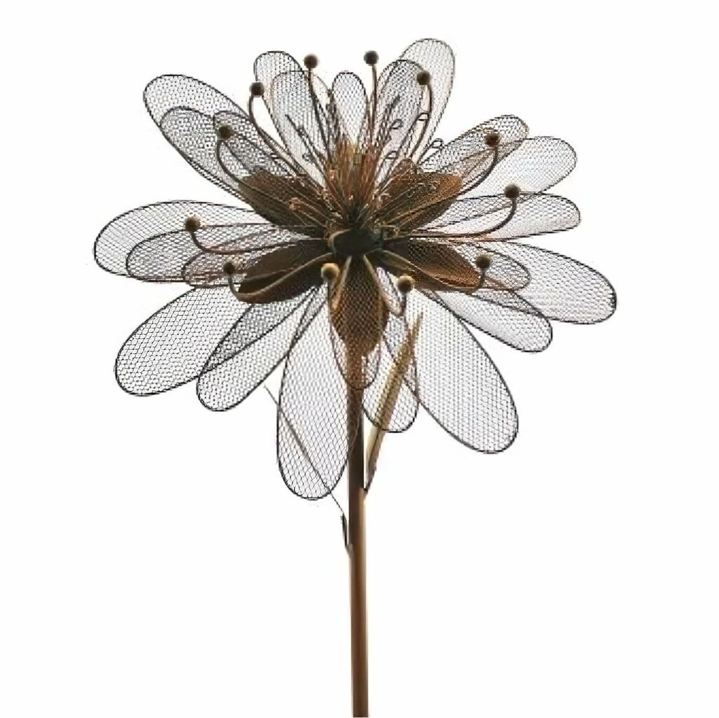  Moderner Gartenstecker Als Blume Aus Rost Metall - Escato