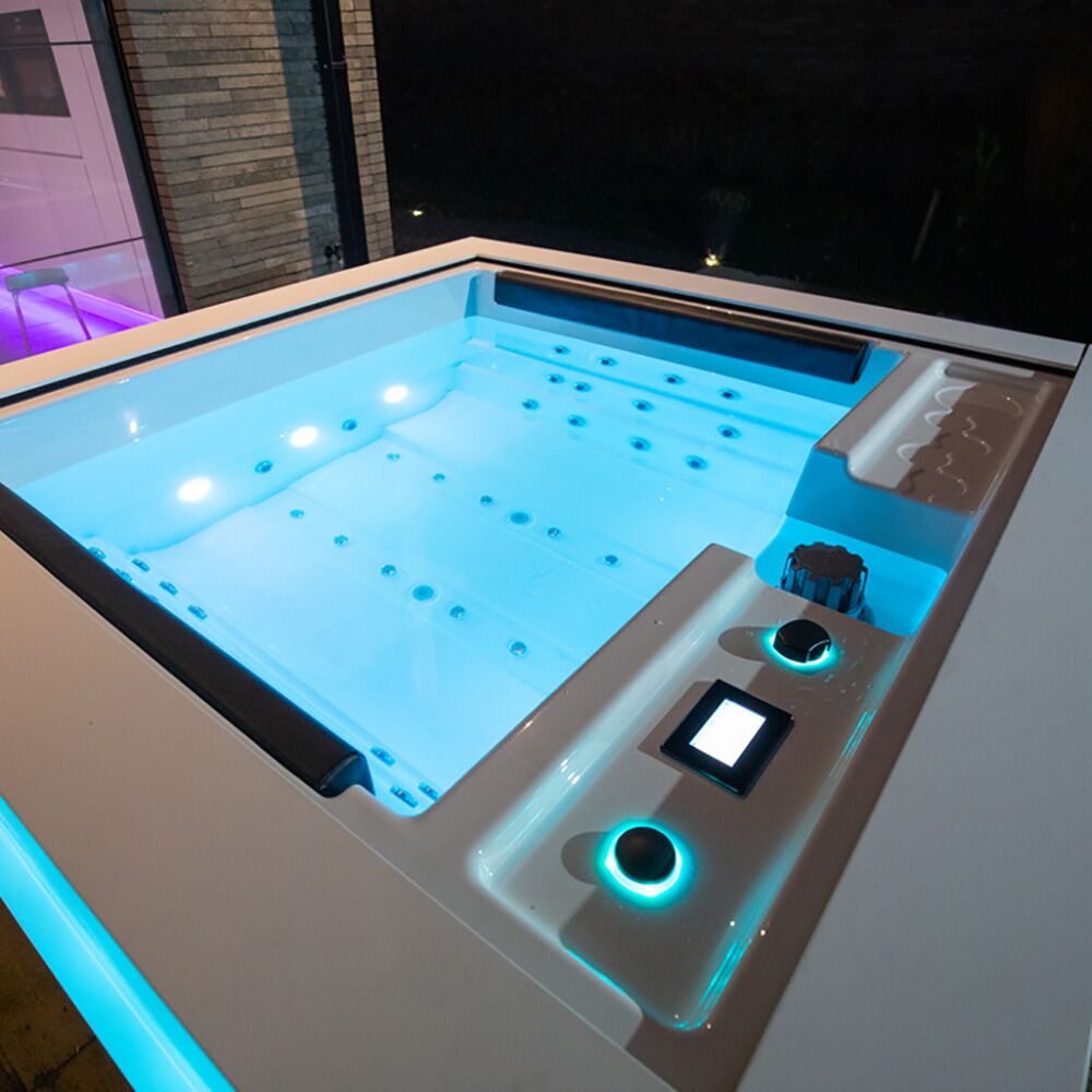  Moderner Luxus Whirlpool Mit 4 Plätzen Aus HPL Und Acryl - Onuris
