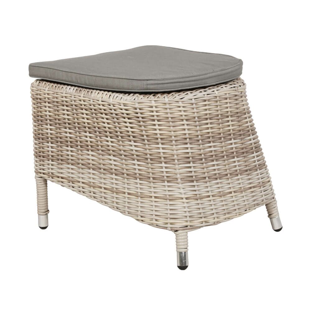  Moderner Outdoor-Hocker Aus Rattangeflecht - Gartenhocker Refi