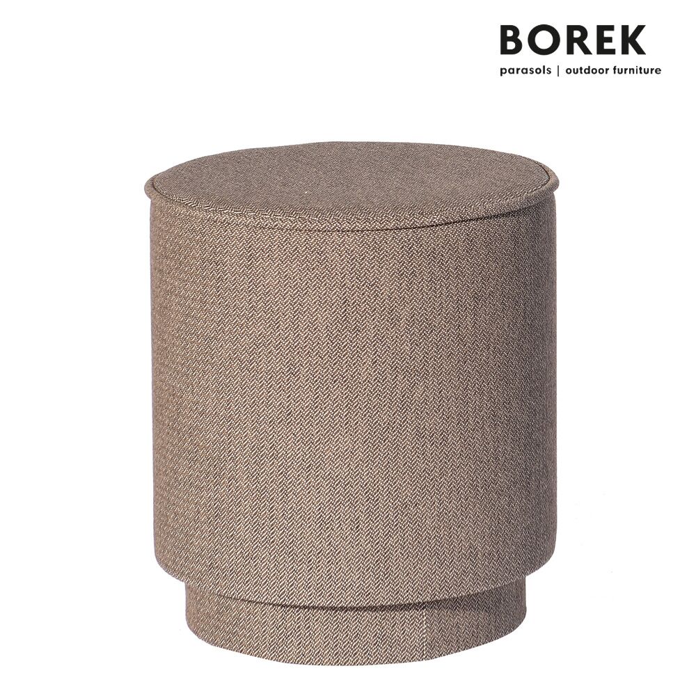  Moderner Sitzhocker Mit Outdoor Bezug Von Borek - Pflegeleicht & Wetterfest - Cusano Hocker