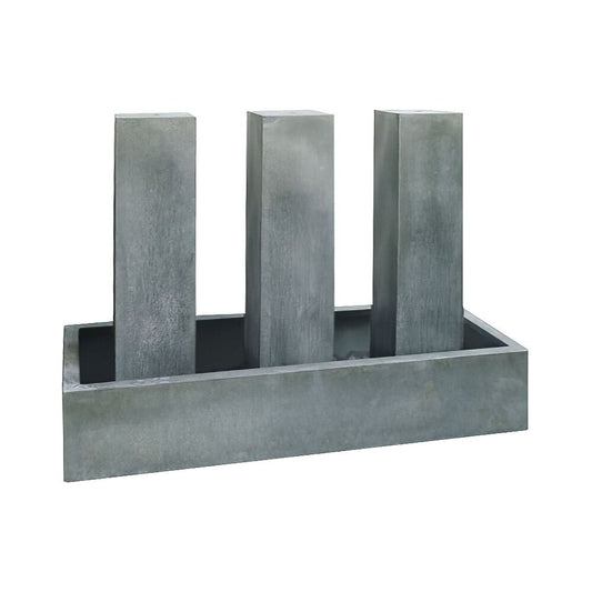  Modernes Garten Wasserspiel Mit 3 Säulen Aus Metall - Klubioli
