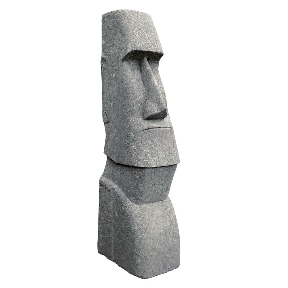  Mystische Moai-Kopf Statue Aus Basanit Für Den Garten - Hotanga