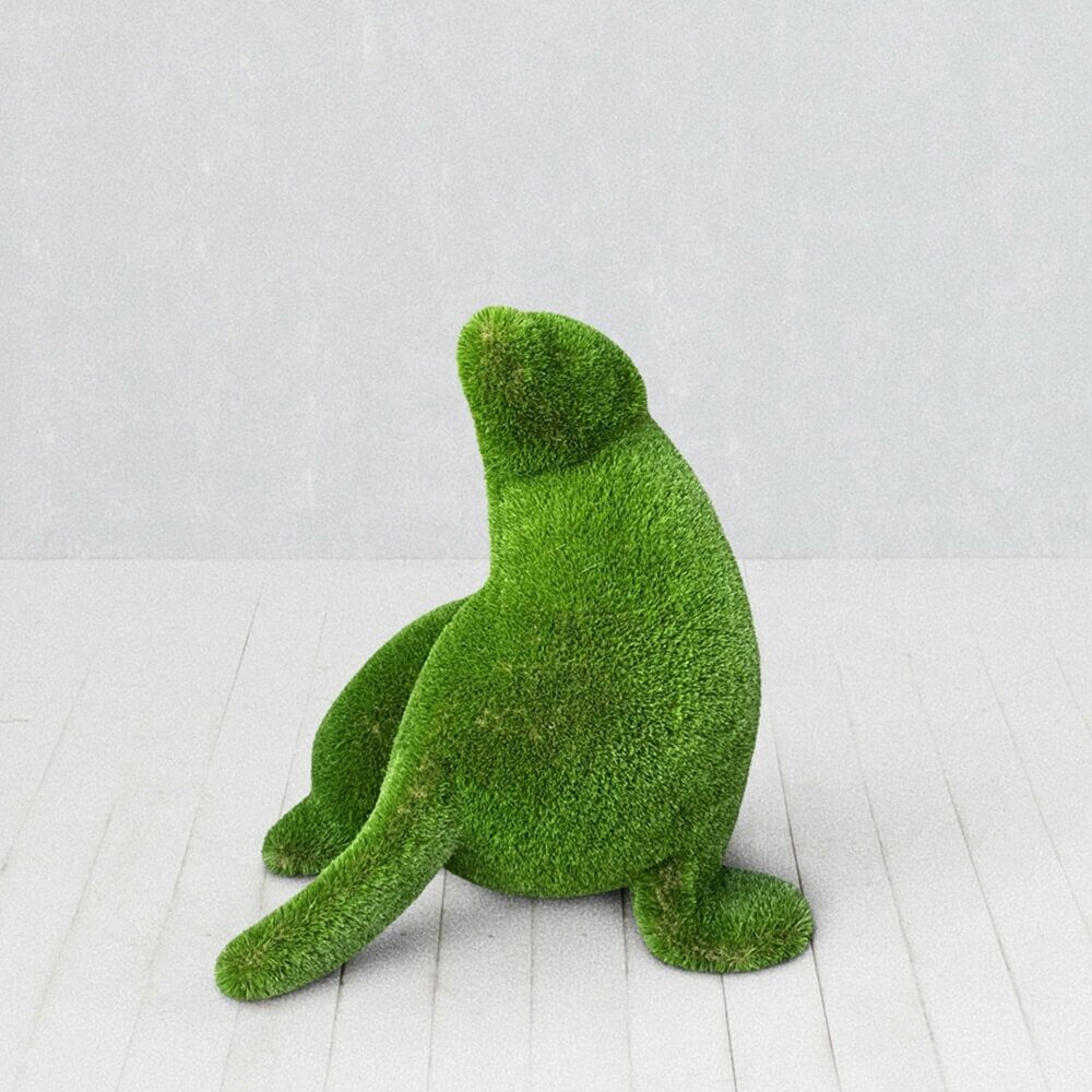  Neugieriger Seelöwe - Seehund Als Außergewöhnliche Gartendeko Topiary - Gabbie