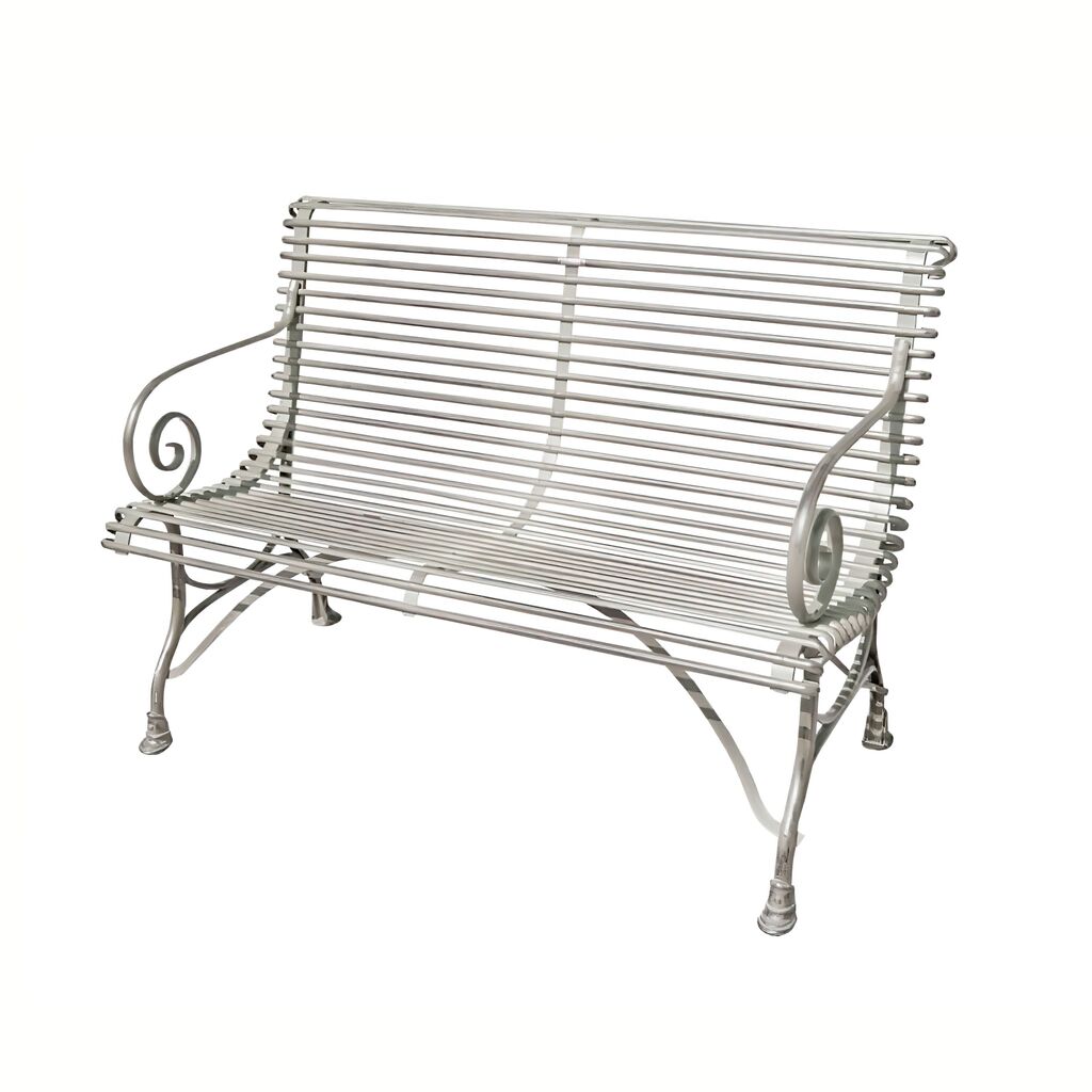  Nostalgische Gartenbank Mit Armlehnen 2-Sitzer - Ginette
