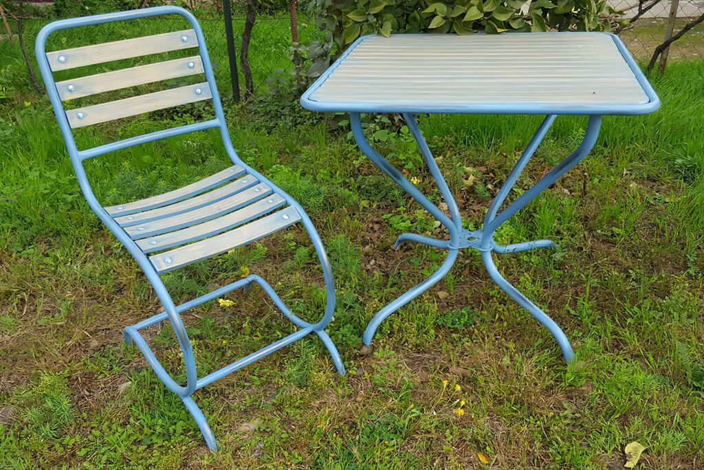  Nostalgische Gartenmöbel Aus Stahl & Holz - Achille