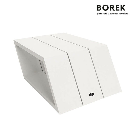  Outdoor Beistelltisch Aus Aluminium Von Borek - 32x49x83cm - Viking Beistelltisch