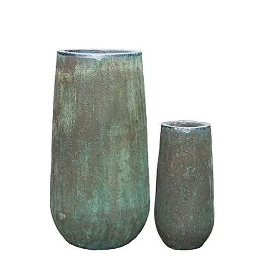  Outdoor Blumenvase 2er Set - Antikes Design - Alunzio