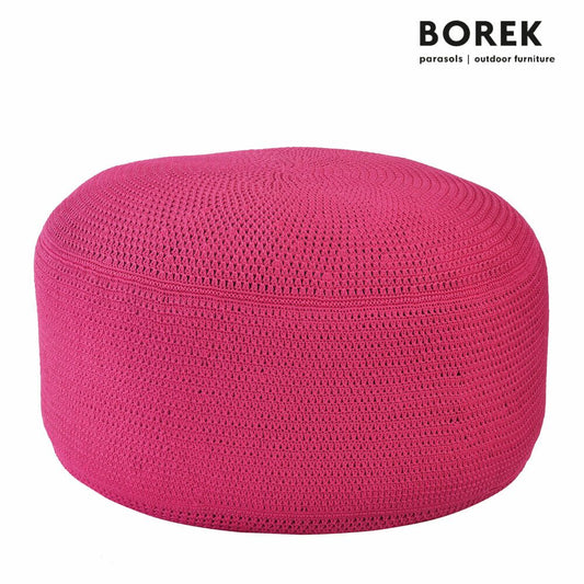  Outdoor Bodenkissen Von Borek - Ardenza Seil - Fuchsia - Crochette Sitzkissen