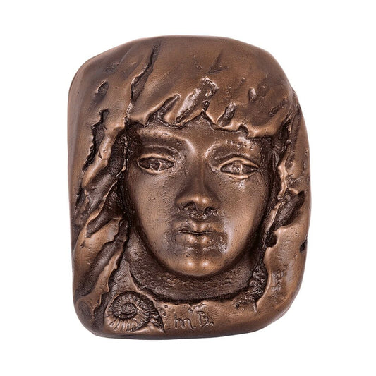  Outdoor Bronzerelief In Limitierter Auflage - Kopf - Frohsinn