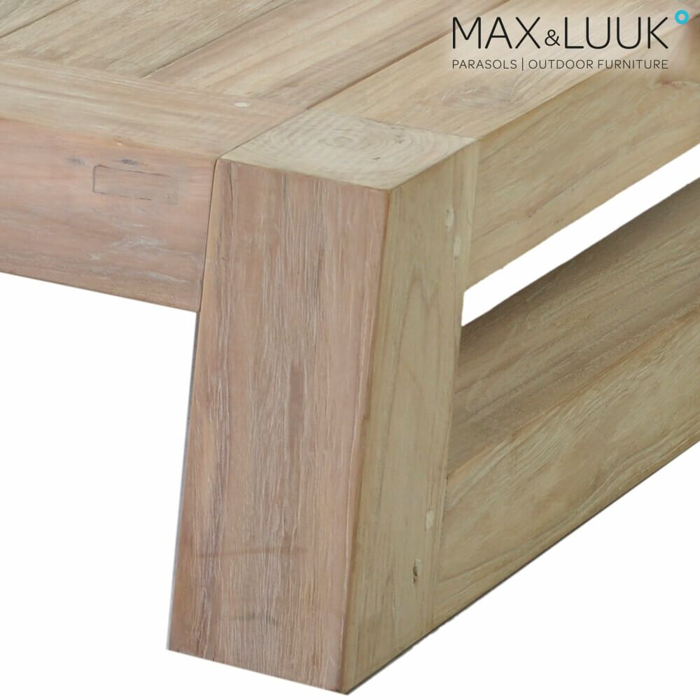  Outdoor Couchtisch Aus Teakholz - 161x76cm - Max&Luuk - Mason Couchtisch