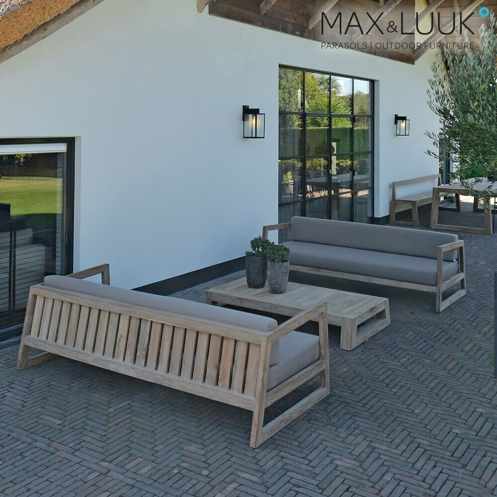  Outdoor Couchtisch Aus Teakholz - 161x76cm - Max&Luuk - Mason Couchtisch