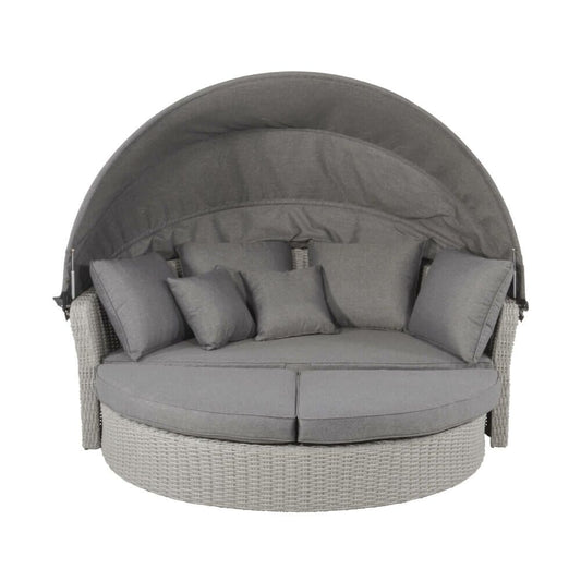 Outdoor Daybed Mit Sofafunktion Und Haube - Gartenbett Marando