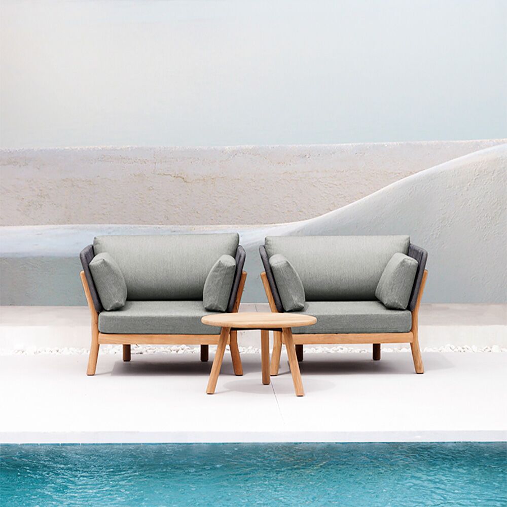  Outdoor Lounge Chair Für Den Garten Mit Polstern - Claire Lounge Chair