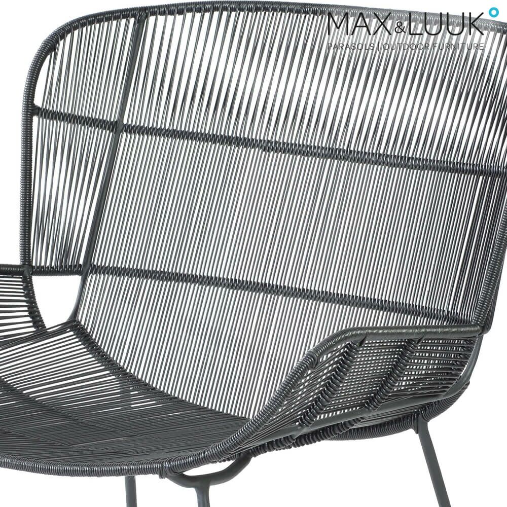  Outdoor Loungesessel Aus Stahl & Kunststoff - Max&Luuk - Modern - Faye Loungesessel