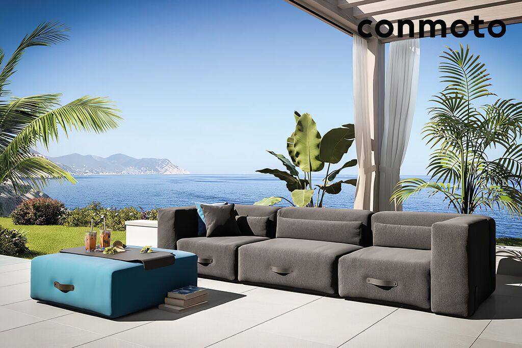  Outdoor Loungesessel Aus Sunbrella Mit Haube - Miami Sessel - Miami Sessel