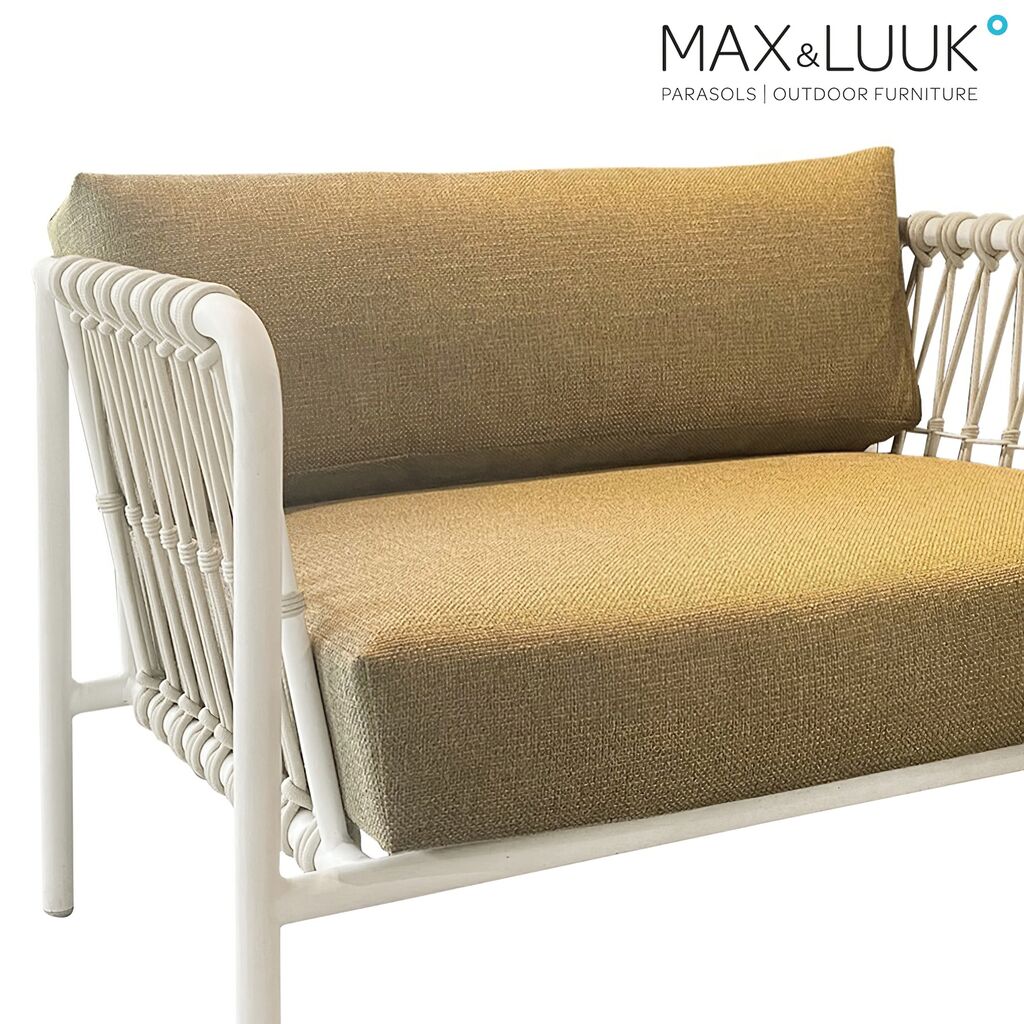  Outdoor Loungesessel Von Max & Luuk Mit Aluminiumgestell - Inklusive Kissen - Linda Loungesessel