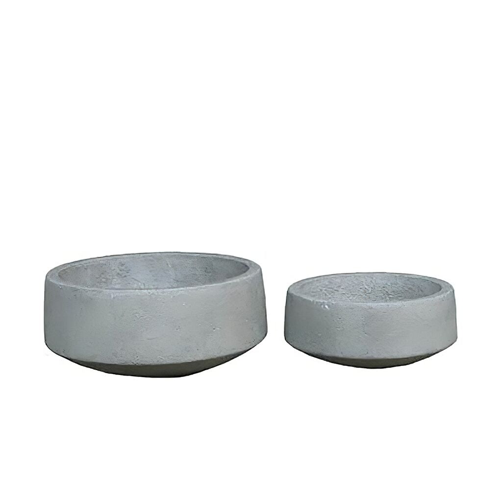  Outdoor Pflanzschale 2er Set - Glasfaser-Beton - Villago
