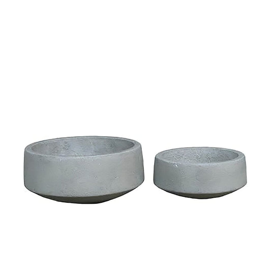  Outdoor Pflanzschale 2er Set - Glasfaser-Beton - Villago