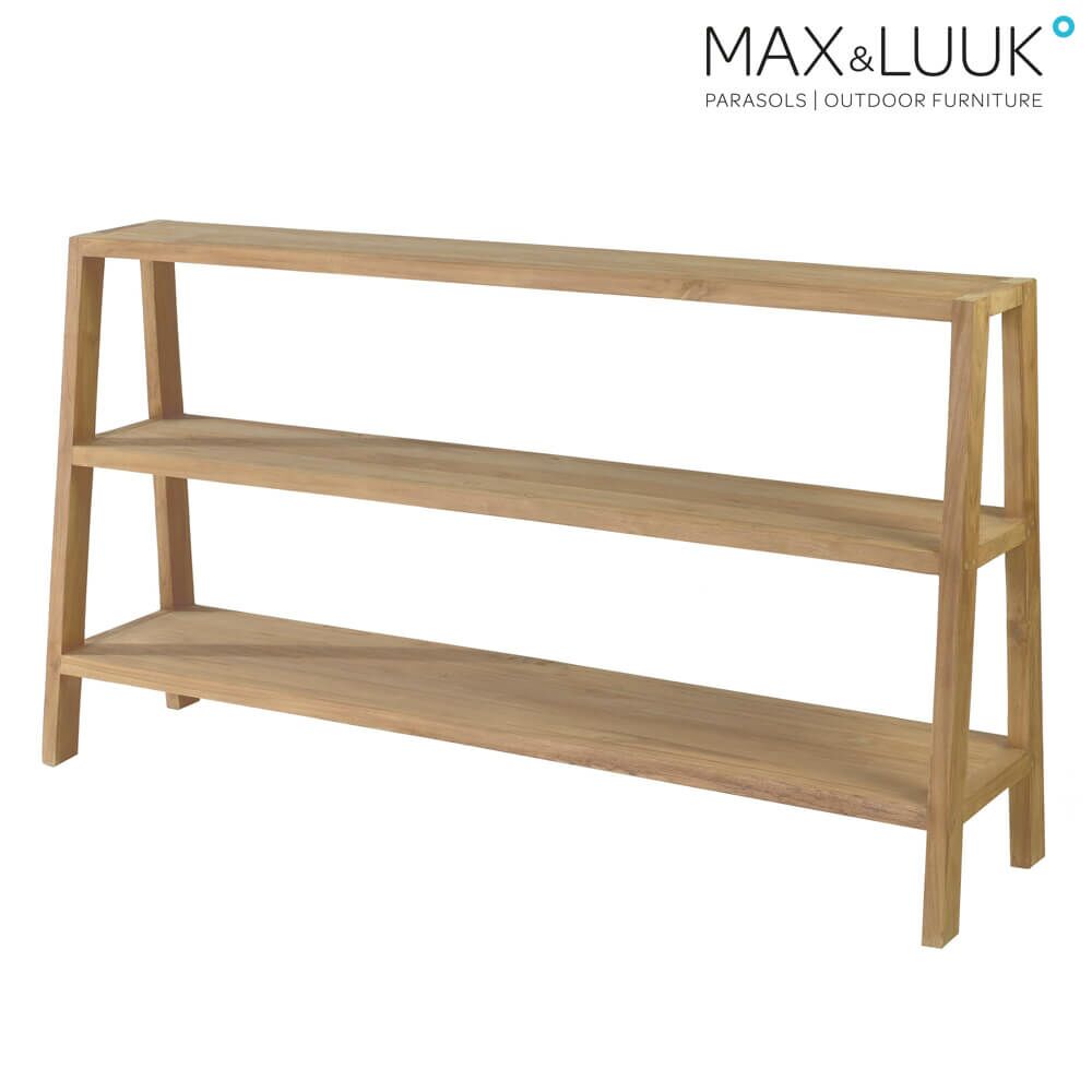  Outdoor Regal Aus Teakholz - 150cm - Max&Luuk - Puck Regal
