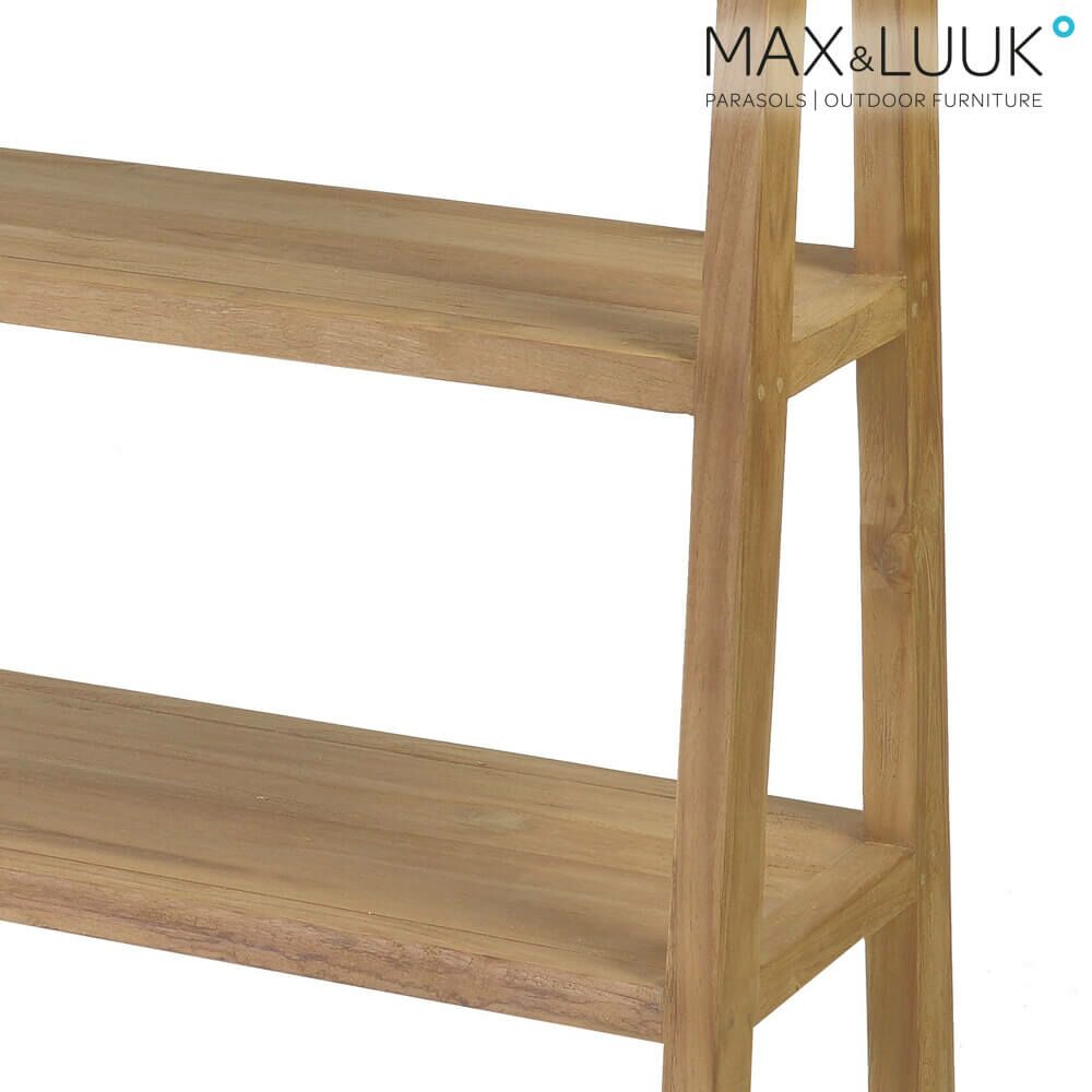  Outdoor Regal Aus Teakholz - 150cm - Max&Luuk - Puck Regal