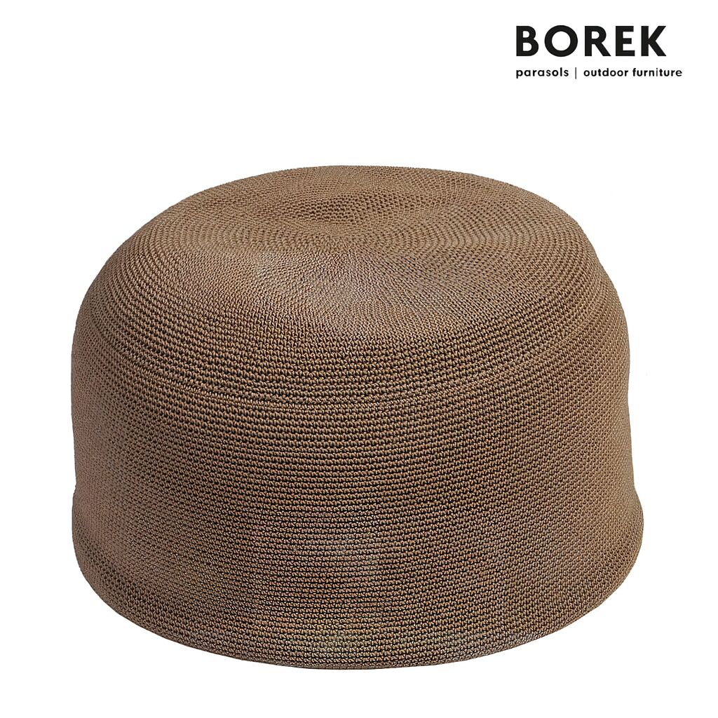  Outdoor Sitzkissen Rund - Borek - Sandfarben - Crochette Sitzkissen
