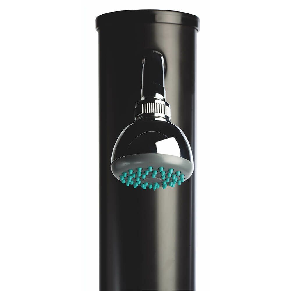  Outdoor Solardusche In Schwarz - Polypropylen - Zum Befestigen - 20l Wasserspeicher - Asterope