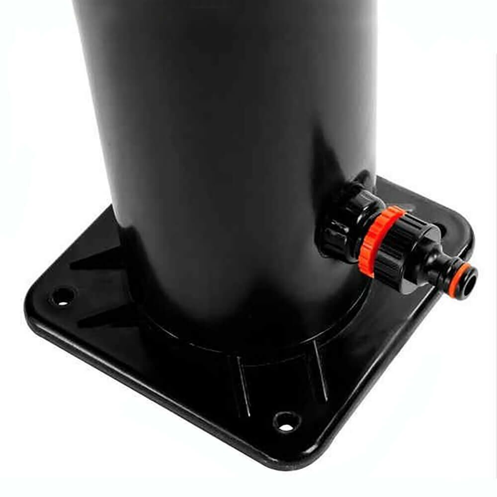  Outdoor Solardusche In Schwarz - Polypropylen - Zum Befestigen - 20l Wasserspeicher - Asterope