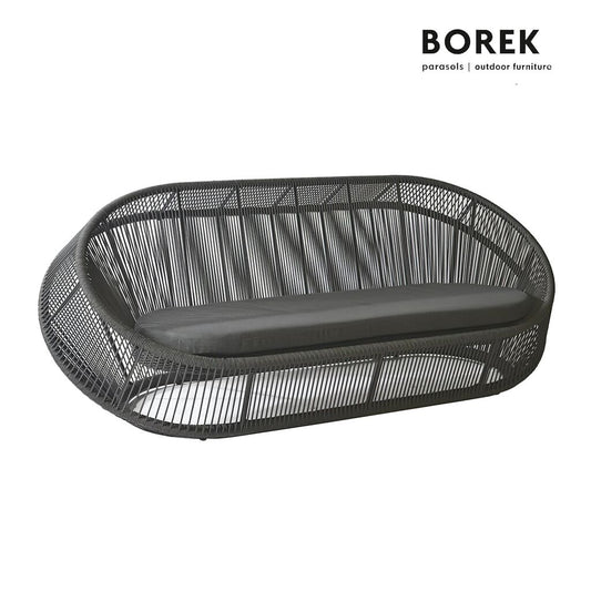  Ovales Ardenza-Gartensofa In Anthrazit - Borek - Loungesofa Monsaraz