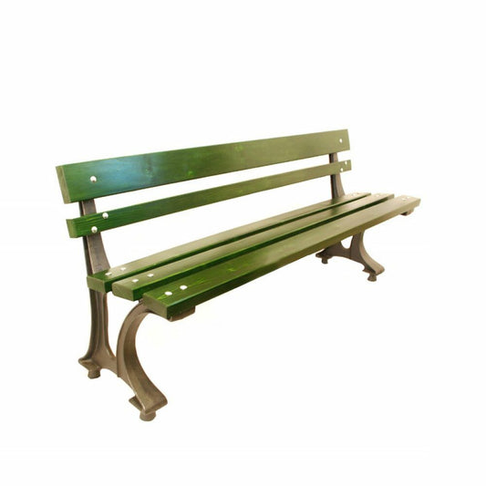  Parkbank Im Zeitlosen Design Aus Metall Und Holz Für Garten Und Stadt - Hinrik