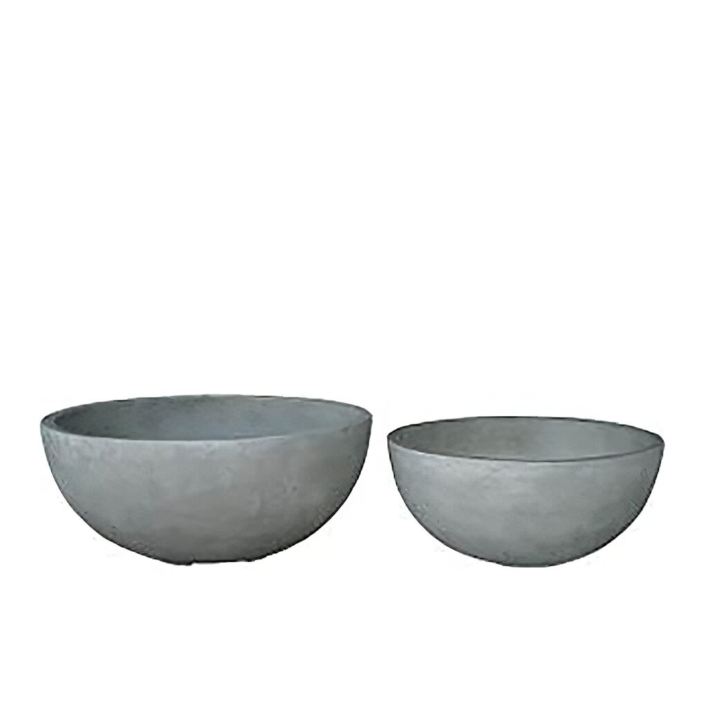  Pflanzschale Im 2er Set - Glasfaser-Beton - Modern - Navelli